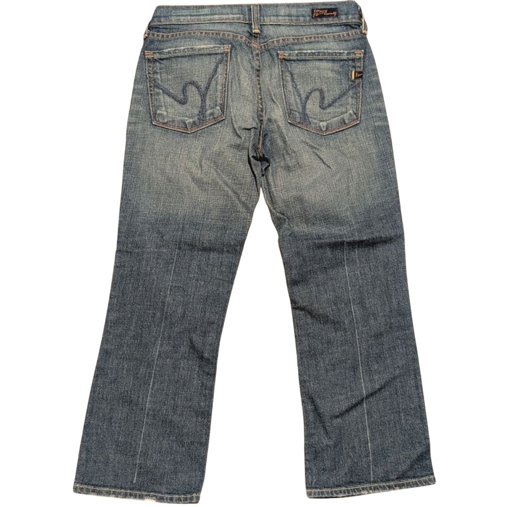 Citizens of Humanity Womens 27 Kelly Low Waist Cropped Jeans Stretch Capris USA